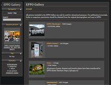 Tablet Screenshot of photos.eppo.org